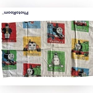 VINTAGE THOMAS THE TRAIN BRITT ALLCROFT 1992 pillowcase